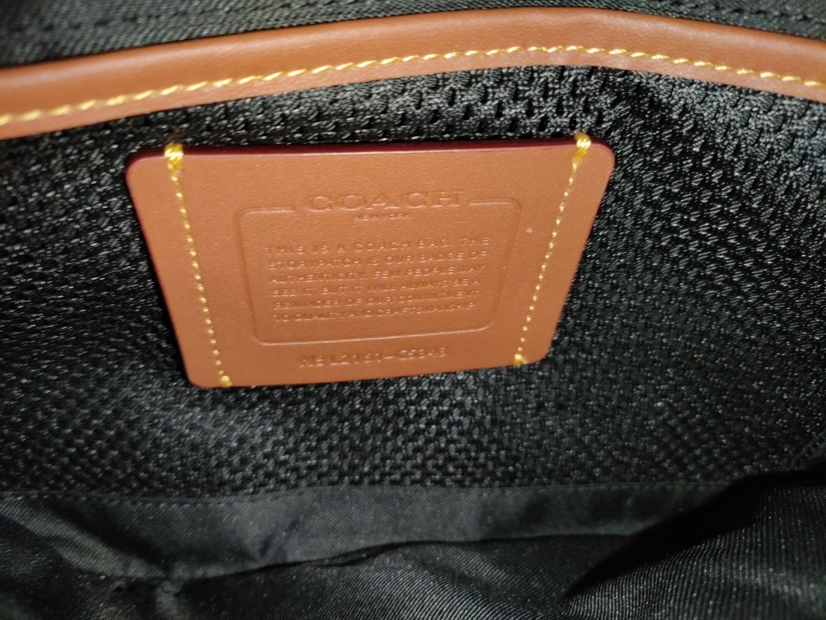 送料無料 新品未使用 COACH コーチ メンズ ベルトバッグ ボディバッグ