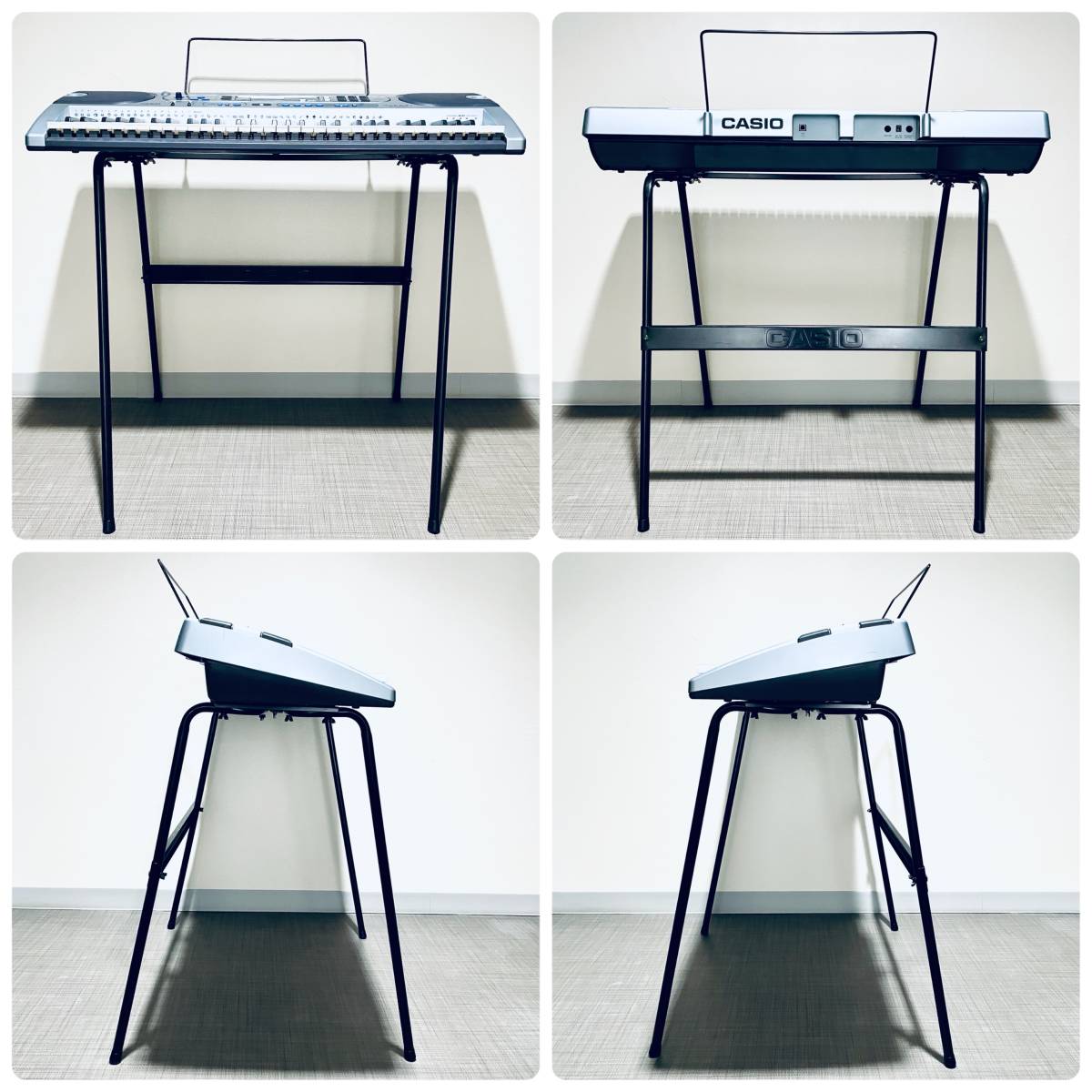 美品】光ナビゲーション キーボード 純正スタンド付き CASIO LK 美品】光ナビゲーション キーボード 純正スタンド付き CASIO LK