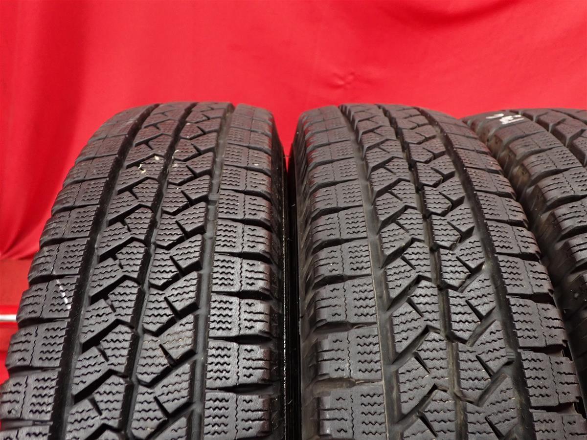 スタッドレス4本 155R13 6PR 4本セット ブリヂストン ブリザック VL1 BRIDGESTONE BLIZZAK VL1 8分山★stati13 カローラバン_画像6