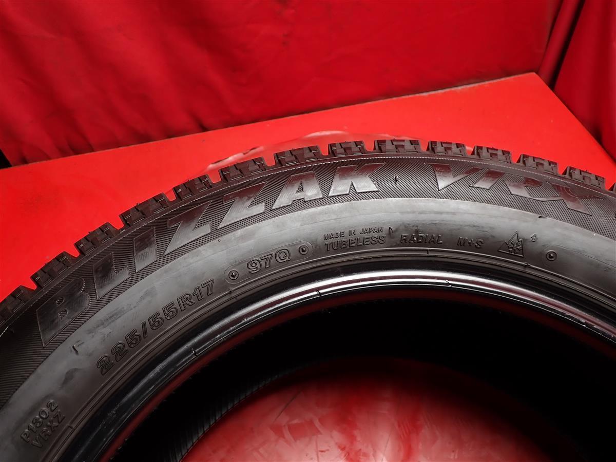 スタッドレス4本 225/55R17 97Q 4本セット ブリヂストン ブリザック VRX BRIDGESTONE BLIZZAK VRX 9分山★stati17 アルファード_画像10