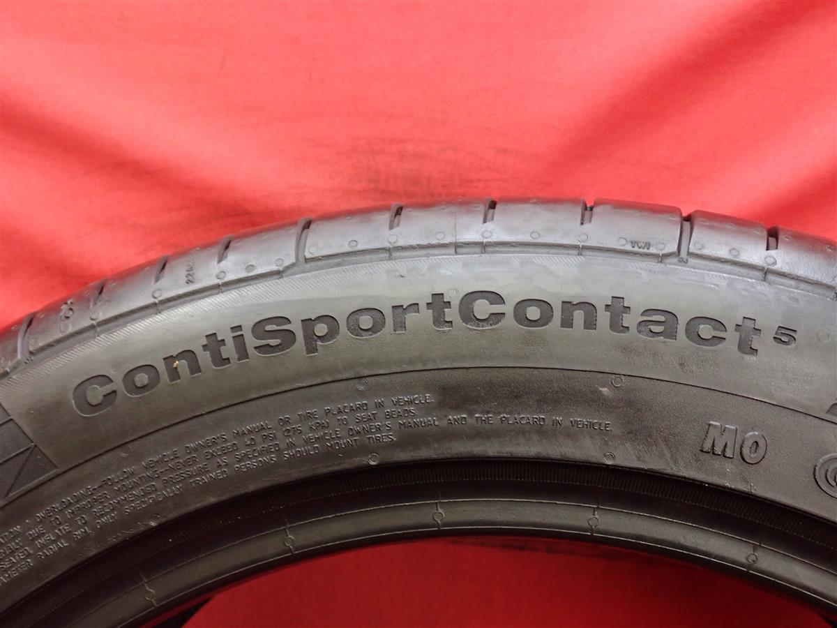 タイヤ2本組 《 コンチネンタル 》 コンチ スポーツ コンタクト5 [ 245/45R17 95W ] 9分山★メルセデスベンツ Cクラス Eクラス n17_画像9