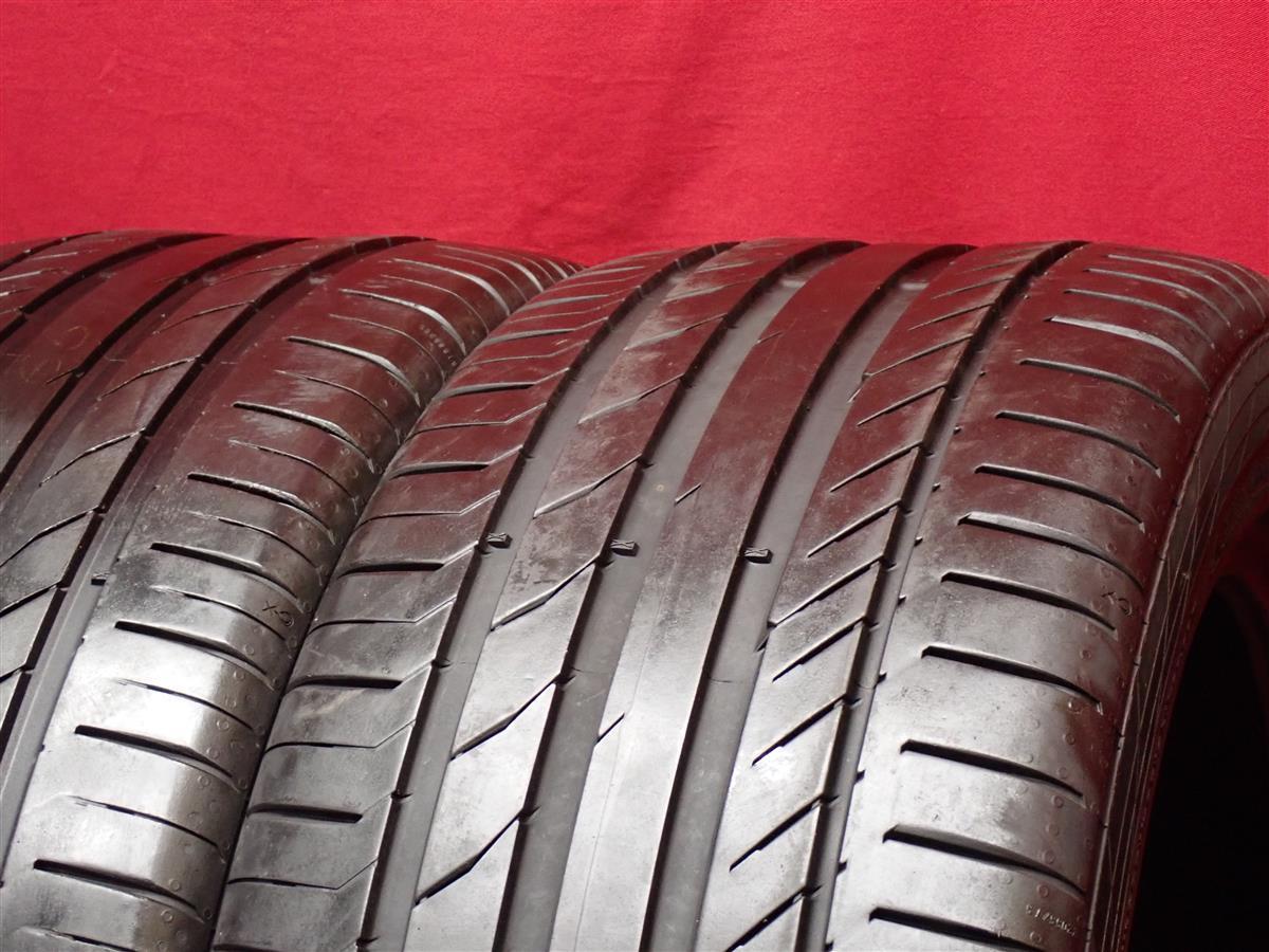 タイヤ2本組 《 コンチネンタル 》 コンチ スポーツ コンタクト5 [ 245/45R17 95W ] 9分山★メルセデスベンツ Cクラス Eクラス n17_画像4