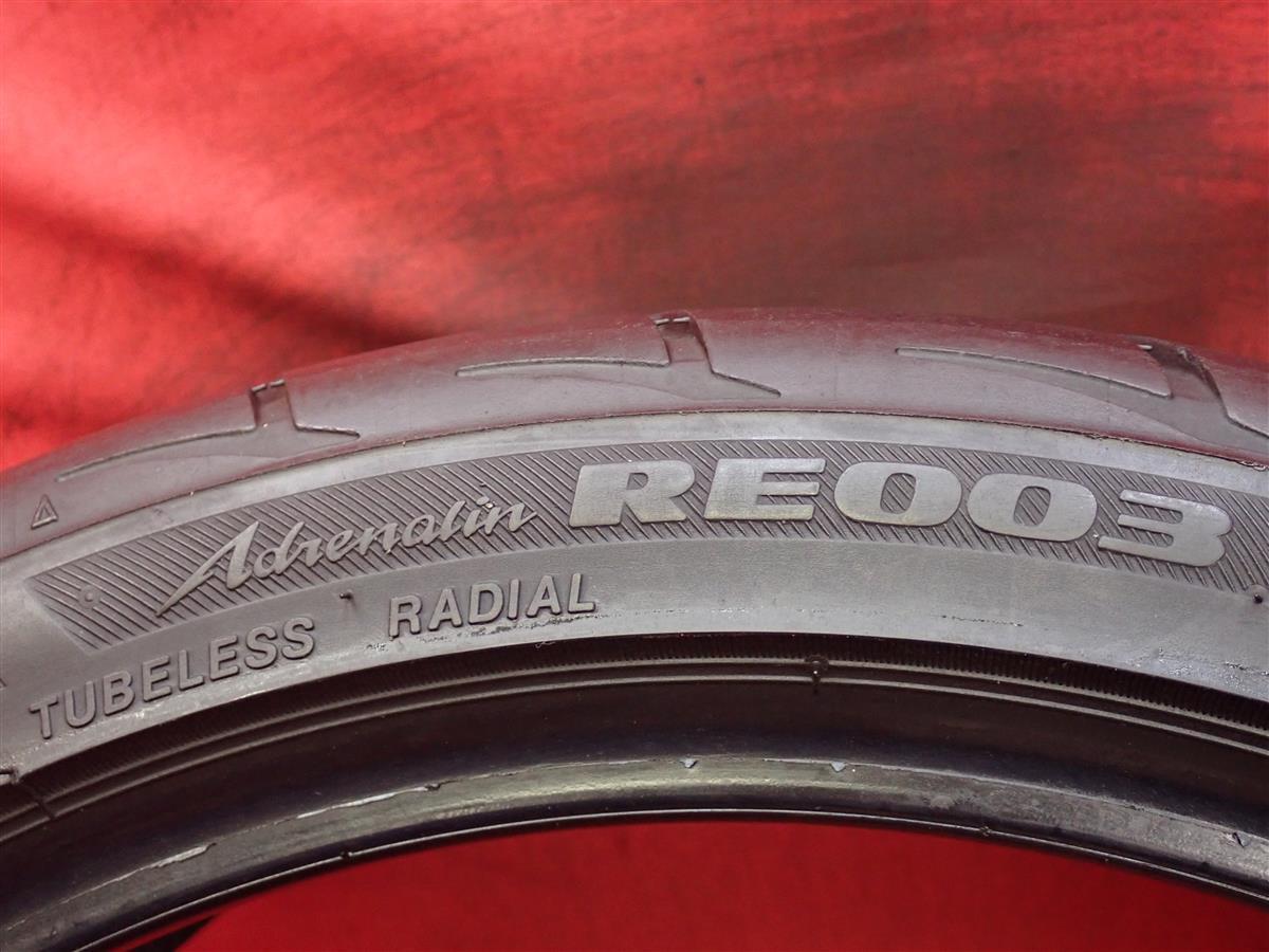 タイヤ2本組 《 ブリヂストン 》 ポテンザ アドレナリン RE003 [ 205/40R17 84W ] 8.5分山★ アバルト595 プジョー206 n17_画像10