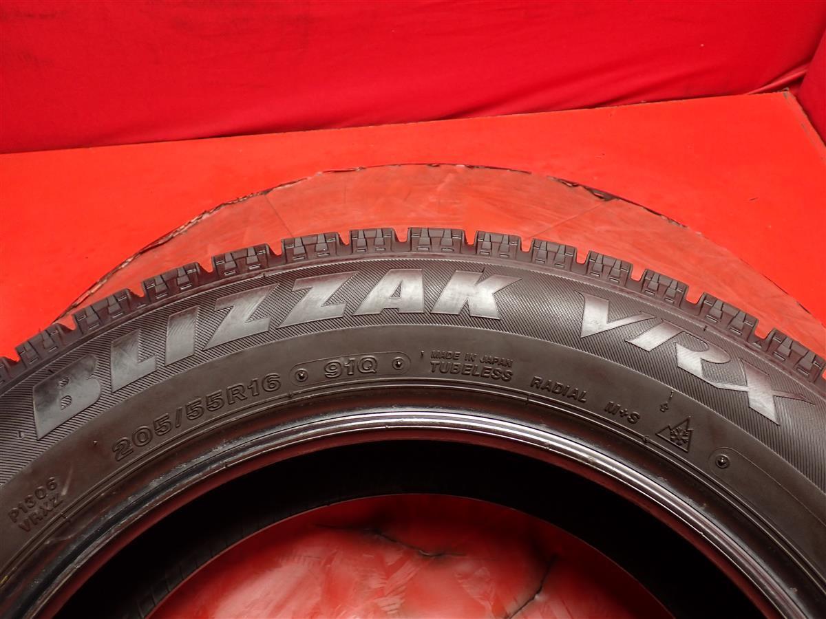 スタッドレス4本 《 ブリヂストン 》 ブリザック VRX [ 205/55R16 91Q ]7.5分山★ レクサスCT アイシス カローラスポーツ リーフ stati16_画像10