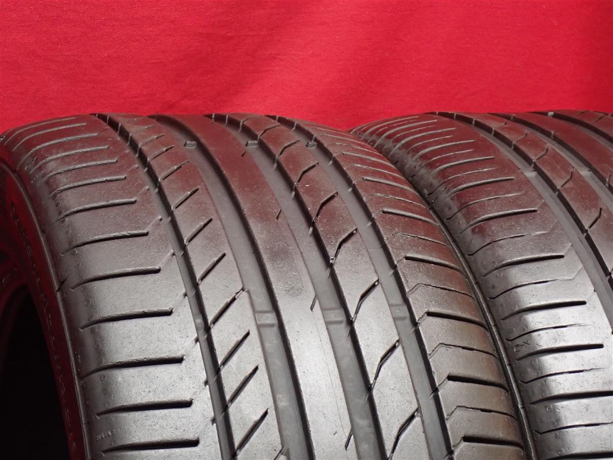 タイヤ2本組 《 コンチネンタル 》 コンチ スポーツ コンタクト5 [ 245/45R17 95W ] 8.5分山★メルセデスベンツ Cクラス Eクラス n17_画像3