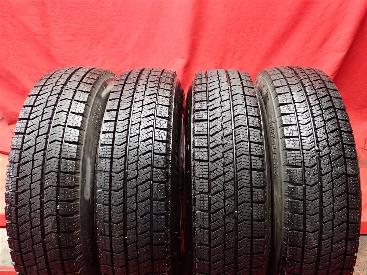 スタッドレス 5スポークタイプ+ ブリヂストン ブリザックVRX2 [ 155/80R13 ] 9.5/9分山★ パッソ ヴィッツ ロゴ ブーン ファミリア stwt13_画像2