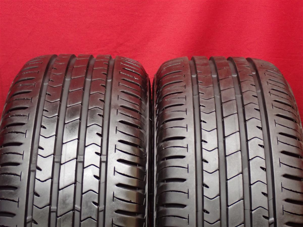 タイヤ2本 《 ブリヂストン 》 エコピア NH100 [ 215/55R16 93V ] 9分山★ アウディA4 A6 パサート ボルボV70 n16_画像1