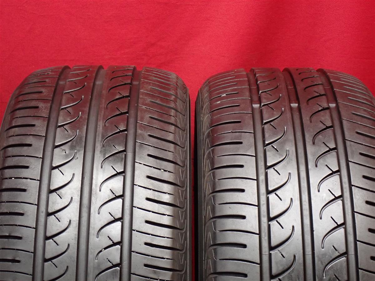 タイヤ2本組 《 ヨコハマ 》 ブルーアース AE-01F [ 205/55R16 91V ] 8.5分山★ 86 BRZ インプレッサ シルビア n16_画像1