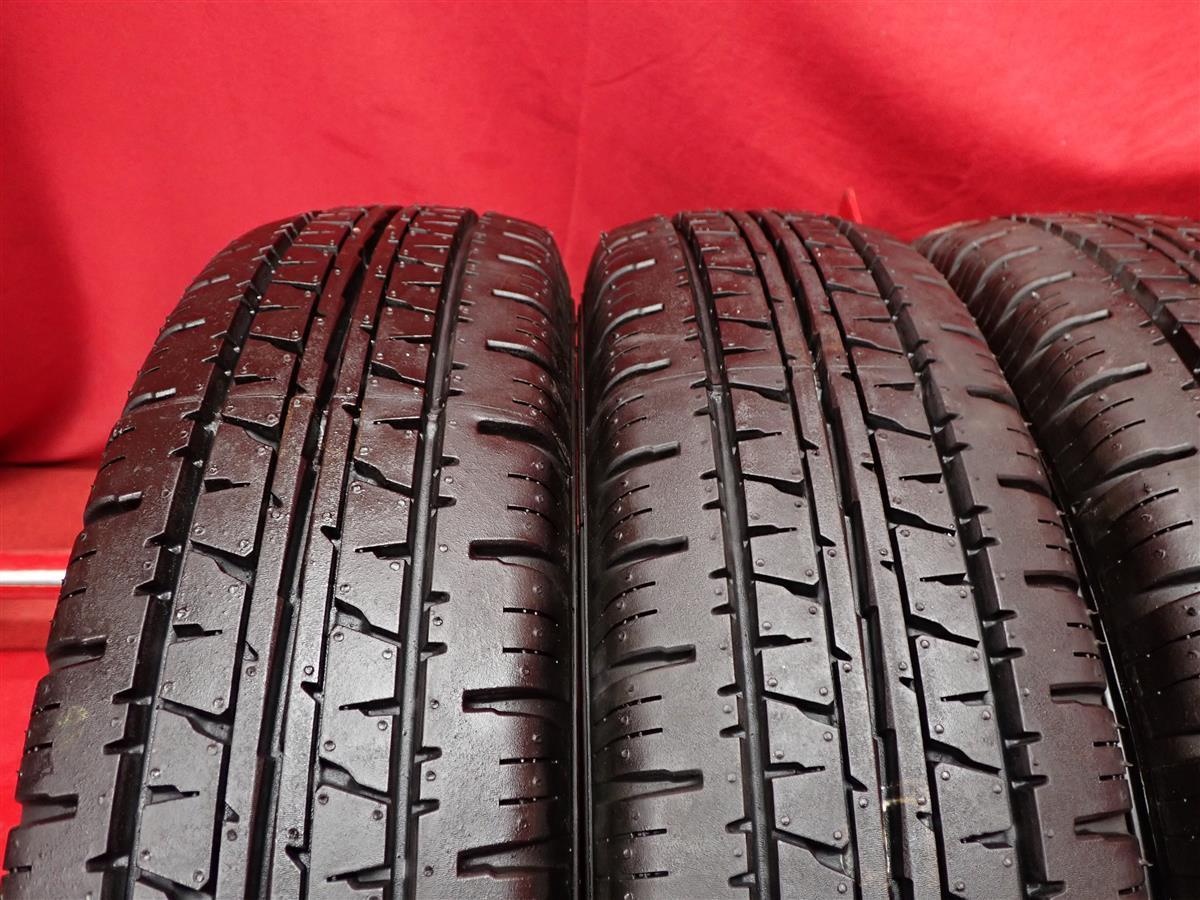 中古タイヤ 145/80R12 80/78N 4本セット ダンロップ エナセーブ VAN01 DUNLOP ENASAVE VAN01 9.5分山★n12 商用車6PR エブリィ NV100_画像6