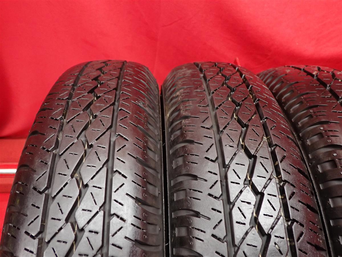 中古タイヤ 145R12 6PR 4本セット ブリヂストン K305 BRIDGESTONE K305 9分山★n12 商用車6PR エブリィ NV100 クリッパー ミニキャブ_画像6