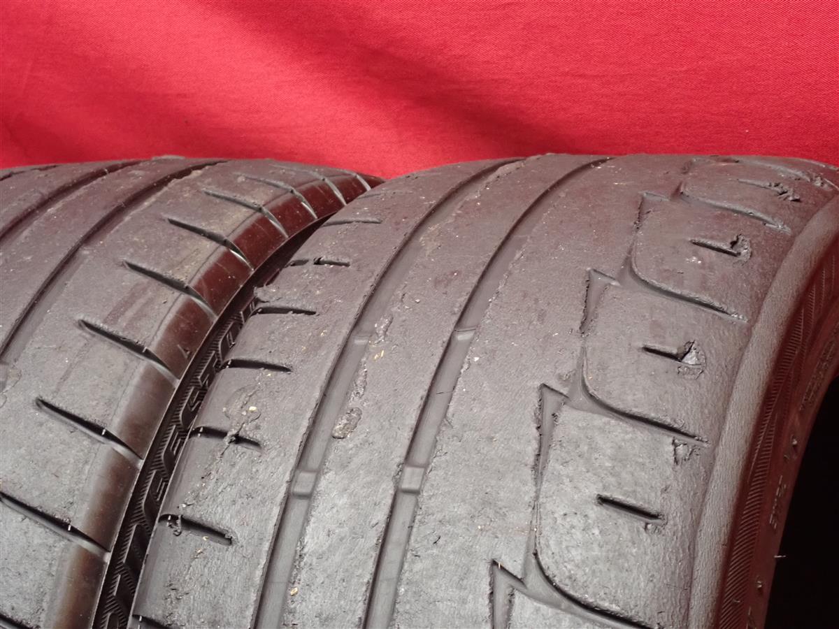 タイヤ2本組 《 ブリヂストン 》 ポテンザ RE11 [ 205/45R16 87V ] 8.5分山★ マーチ ロードスター コルト ポロ ゴルフ n16_画像4