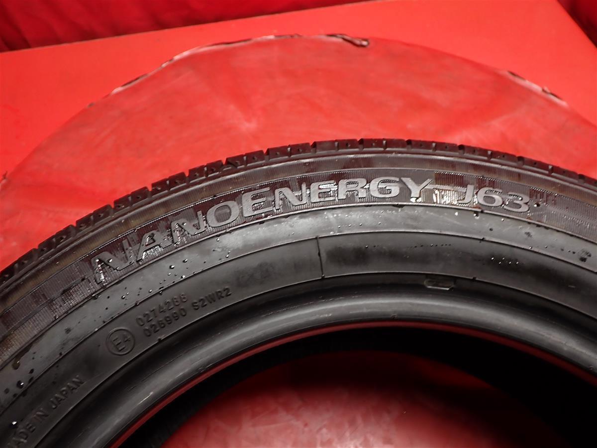 中古タイヤ 185/60R15 84H 4本セット トーヨー ナノエナジー J63 TOYO NANOENERGY J63 8.5分山★n15 アクシオ フィールダー ヴィッツ_画像10