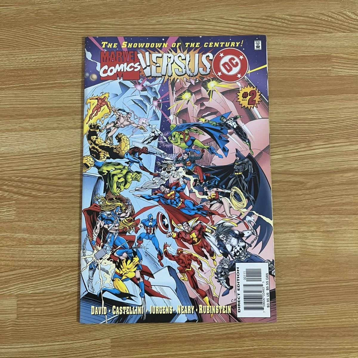 MARVEL VERSUS DC #2 アメコミリーフ マーベルコミックス vs DC crossover クロスオーバー X-MEN スーパーマン ワンダーウーマン 英語 洋書_画像1