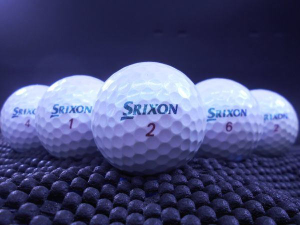 [K0F-06B] SRIXON Z-STAR XV 2019年モデル ロイヤルグリーン 25球 スリクソン ゼットスター ロストボール_画像1