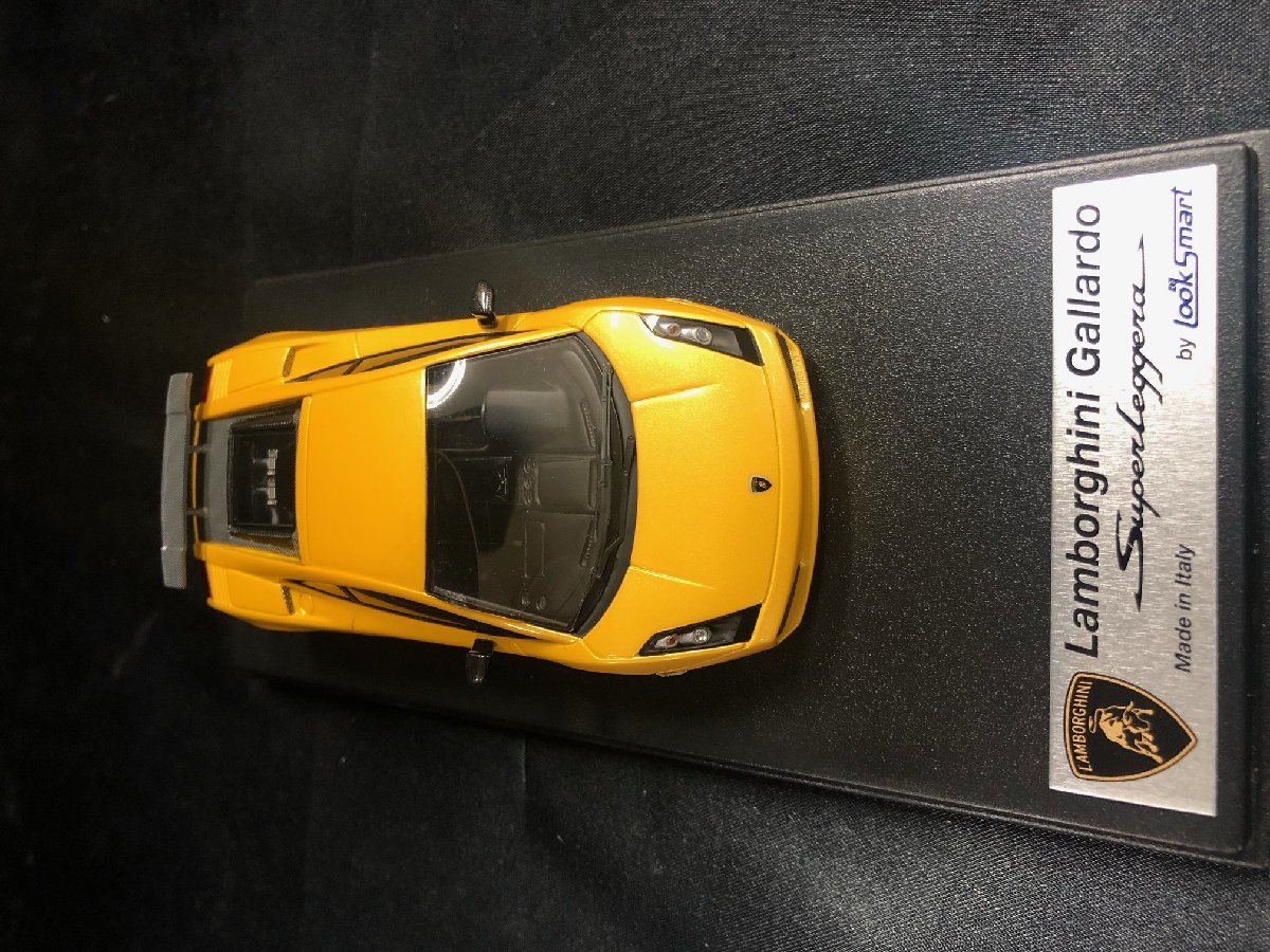 73●中古品●Look Smart ルックスマート 1/43 ランボルギーニ ガヤルド Superleggera 2007●ミニカー●LS283A●イエロー_画像1