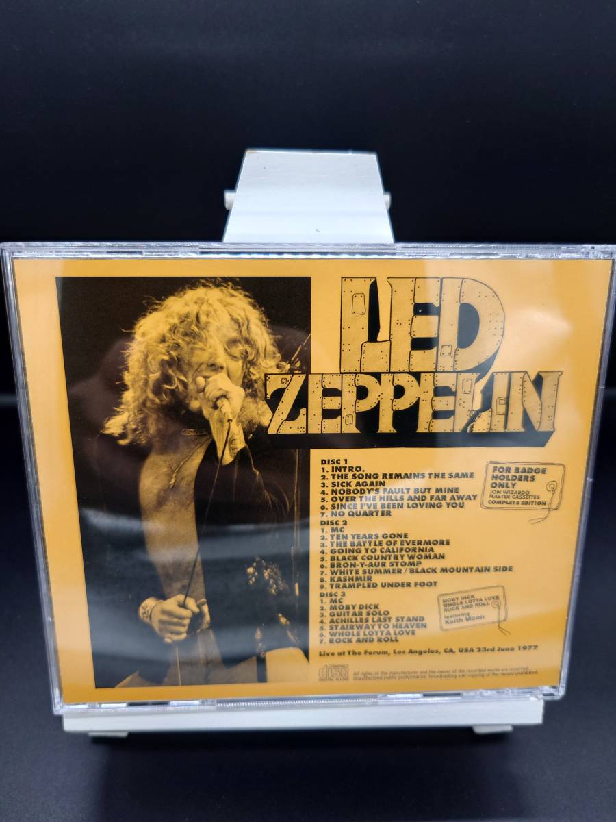 【送料無料】美品 Led Zeppelin レッドツェッペリン For Badge Holders Only： Jon Wizardo Master Cassettes： Complete Edition_画像3
