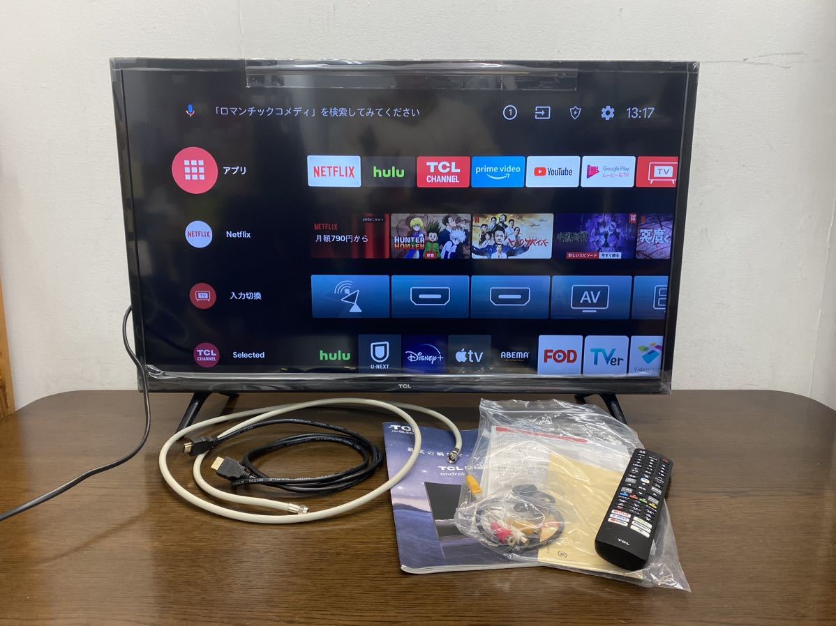 I☆ 初期化済 TCL 32V型 液晶テレビ 32S5200A 2021年製 AndroidTV