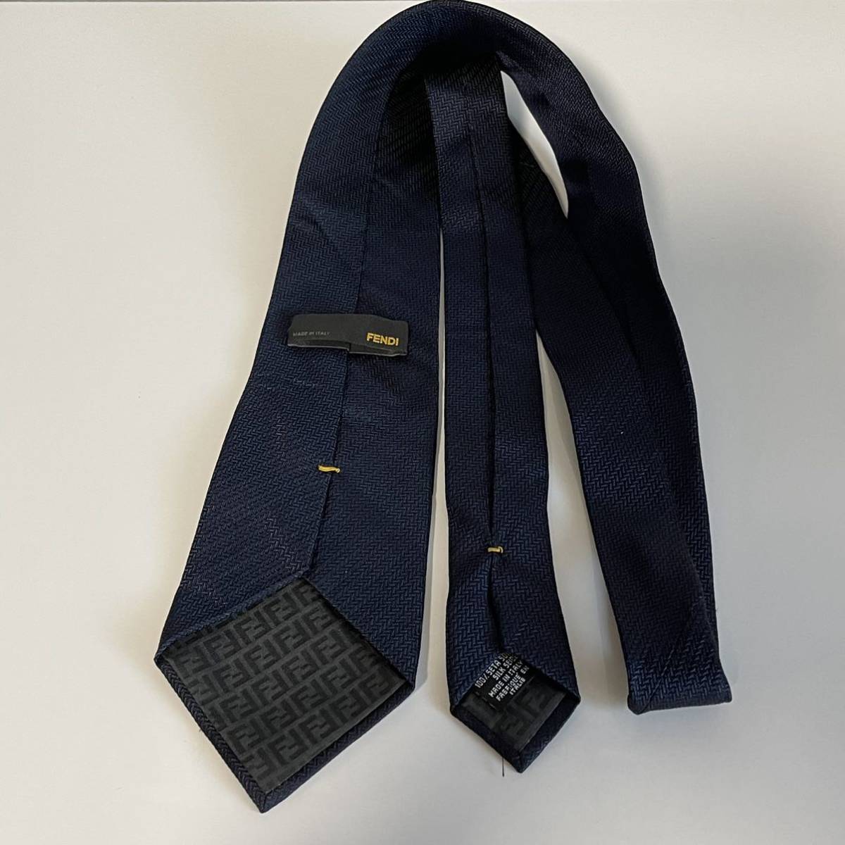 FENDI( Fendi ) темно-синий one отметка рисунок галстук 
