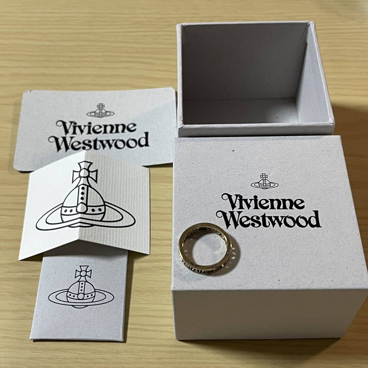 Vivienne Westwood(ヴィヴィアンウエストウッド)22 シルバー925ロゴリング　指輪　10号 新品　未使用　箱付き