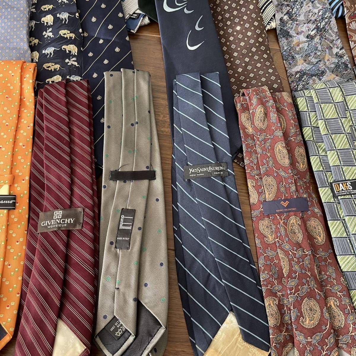  necktie 30ps.@ and more large amount set set sale Christian Dior Salvatore Ferragamo Givenchy Dunhill Yves Saint-Laurent 