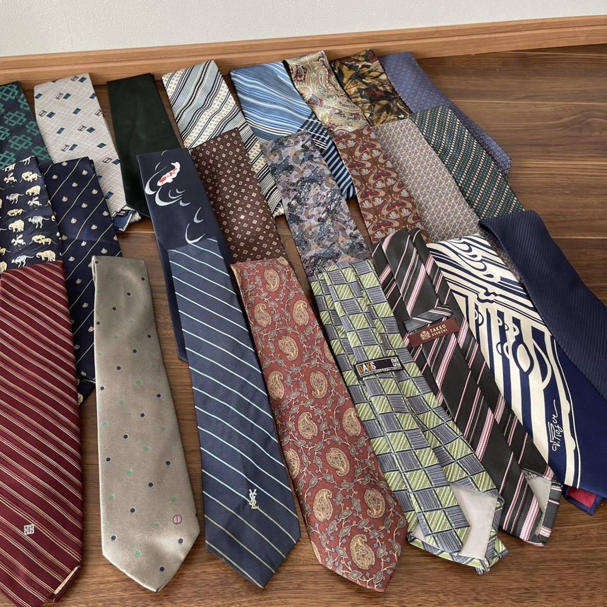  necktie 30ps.@ and more large amount set set sale Christian Dior Salvatore Ferragamo Givenchy Dunhill Yves Saint-Laurent 