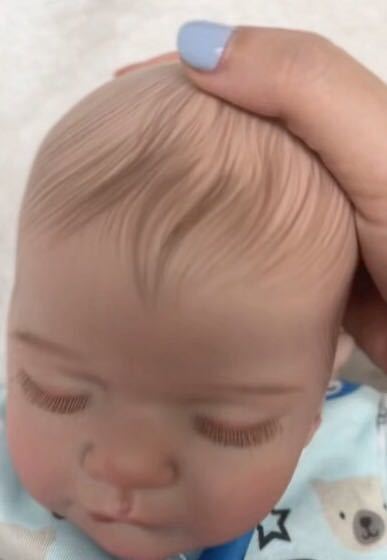 リボーンドール　赤ちゃん人形　ソフト体幹リアル赤ちゃん　ベビー　　19インチ　largeフルセット　かわいい赤ちゃん　幼児　本物思考製造_画像5