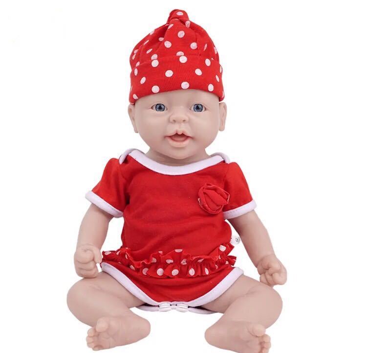 リボーンドール　赤ちゃん人形　リアル赤ちゃん　ベビー　largeモデル　フルシリコン　フルセット　かわいい赤ちゃん　15インチ