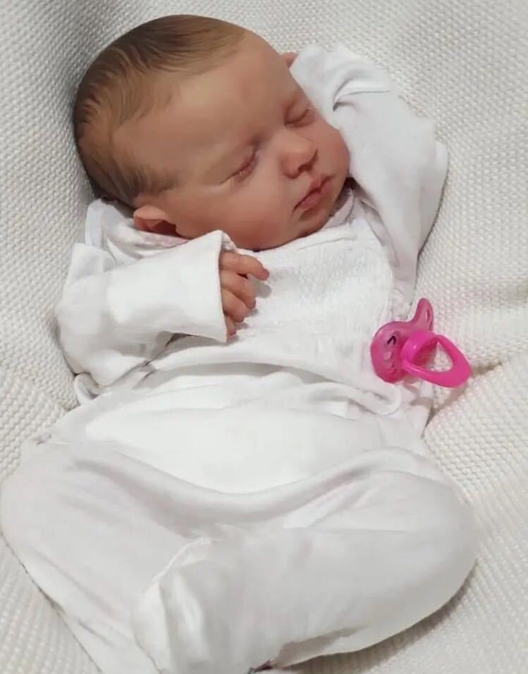 リボーンドール　赤ちゃん人形　リアル赤ちゃん　ベビー　　19インチ　48cm フルセット　かわいい眠りフェイス　幼児　本物思考製造