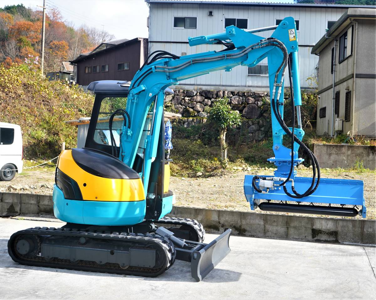  hydraulic excavator for grass mower Attachment! high power . width 80cm type! floating type . easy to use!2 ton rom and rear (before and after) Class direction! moa mower Hammer knife 