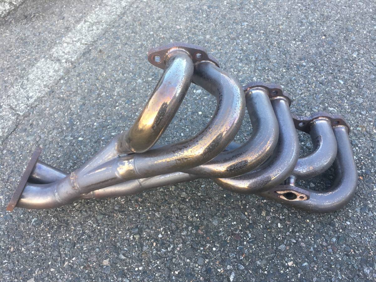 1G雙凸輪軸不銹鋼Takoashi縮短處理信託風1G-GEU gz10ga61gx61gx71gx81舊車公路排氣歧管    原文:1G ツインカム ステンレス タコ足 短縮加工済み トラスト風 1G-GEU gz10ga61gx61gx71gx81旧車街道エキマニ