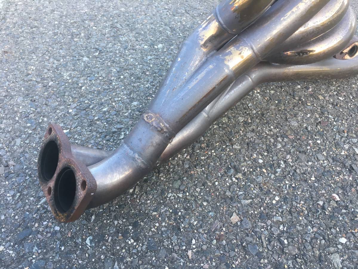 1G雙凸輪軸不銹鋼Takoashi縮短處理信託風1G-GEU gz10ga61gx61gx71gx81舊車公路排氣歧管    原文:1G ツインカム ステンレス タコ足 短縮加工済み トラスト風 1G-GEU gz10ga61gx61gx71gx81旧車街道エキマニ