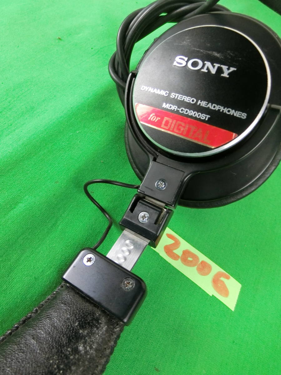 （N16-2006）索尼MDR-CD900ST索尼耳機音響x垃圾 原文:(N16-2006) SONY MDR-CD900ST　ソニー　ヘッドフォン 音出し×　ジャンク