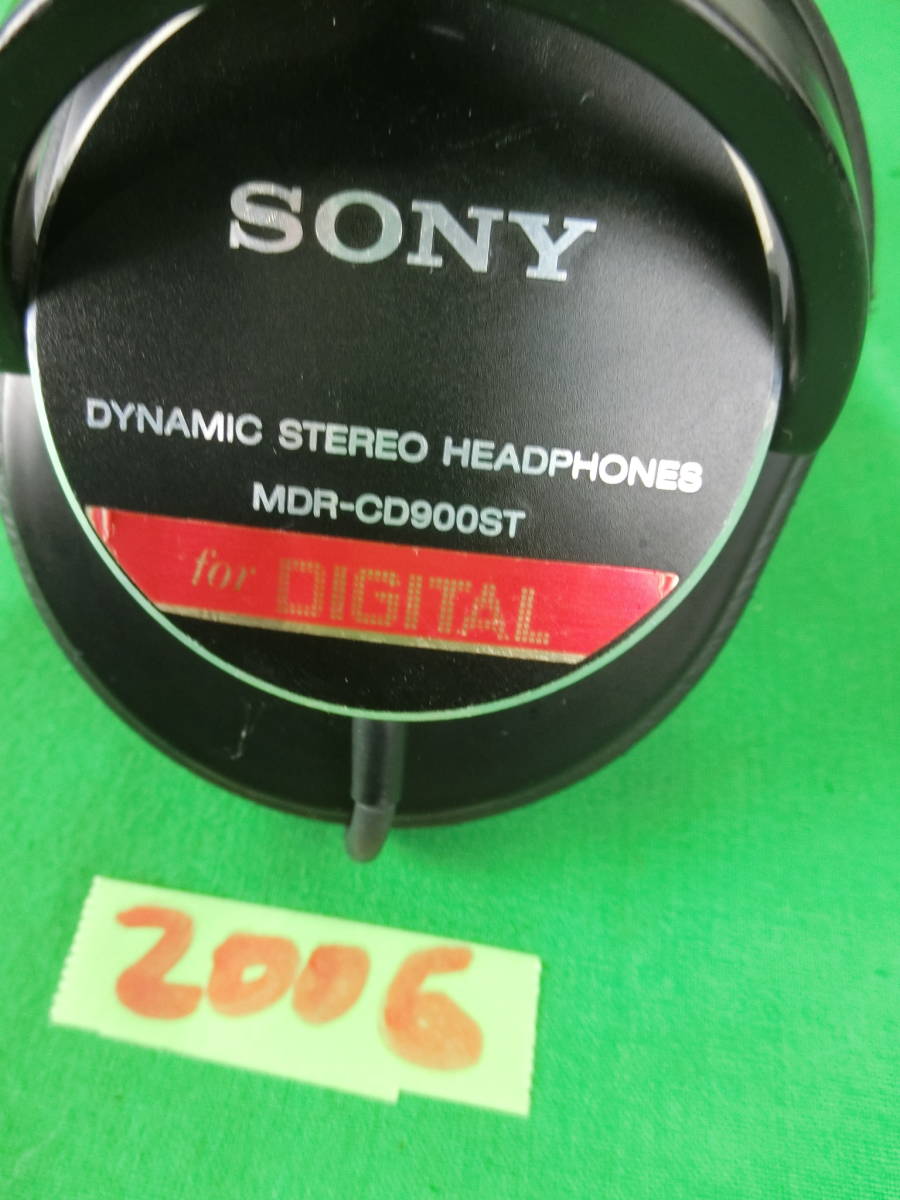 （N16-2006）索尼MDR-CD900ST索尼耳機音響x垃圾 原文:(N16-2006) SONY MDR-CD900ST　ソニー　ヘッドフォン 音出し×　ジャンク