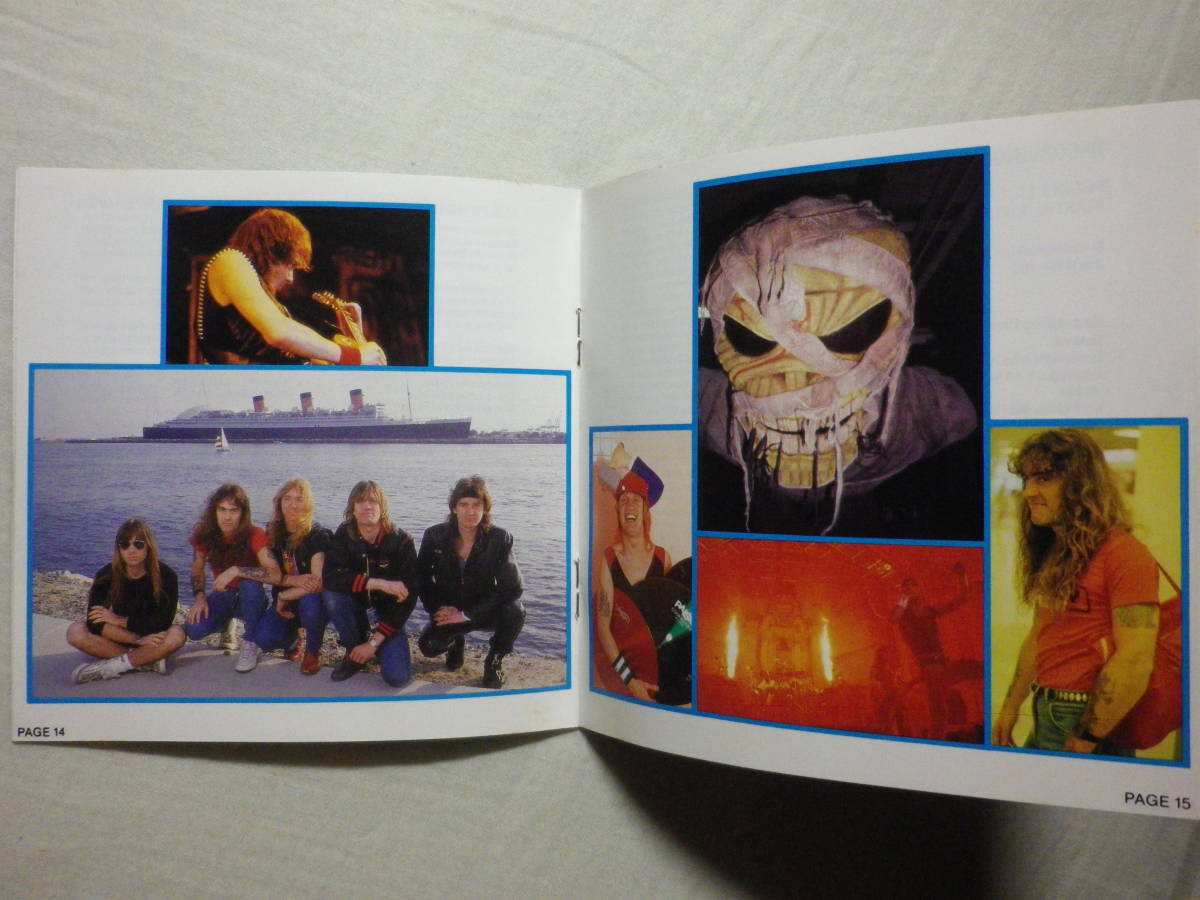 『Iron Maiden/Live After Death(1985)』(CAPITOL CDP 7 46186 2,USA盤,歌詞付,ライブ・アルバム,The Trooper,Aces High,Powerslave)_画像4