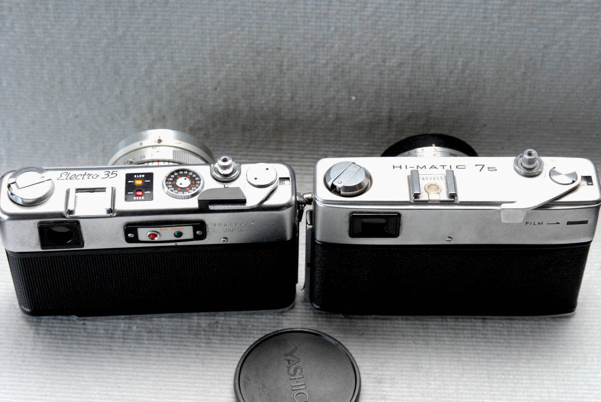 ミノルタ・ヤシカ製 昔のレンジファインダーカメラ（Minolta 7s + Electro 35） 希少品_画像3