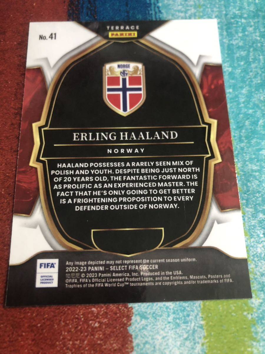 アーリングハーランド PANINI SELECT FIFA SOCCER NORWAY ERLING HAALAND ノルウェー代表_画像2