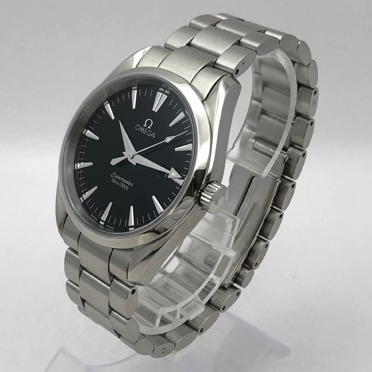 1円～/OMEGA/オメガ/Seamaster/シーマスター/アクアテラ/Ref.25175000/デイト/箱・付属品付/クォーツ/メンズ腕時計/稼動品/ジャンク/T081_画像5