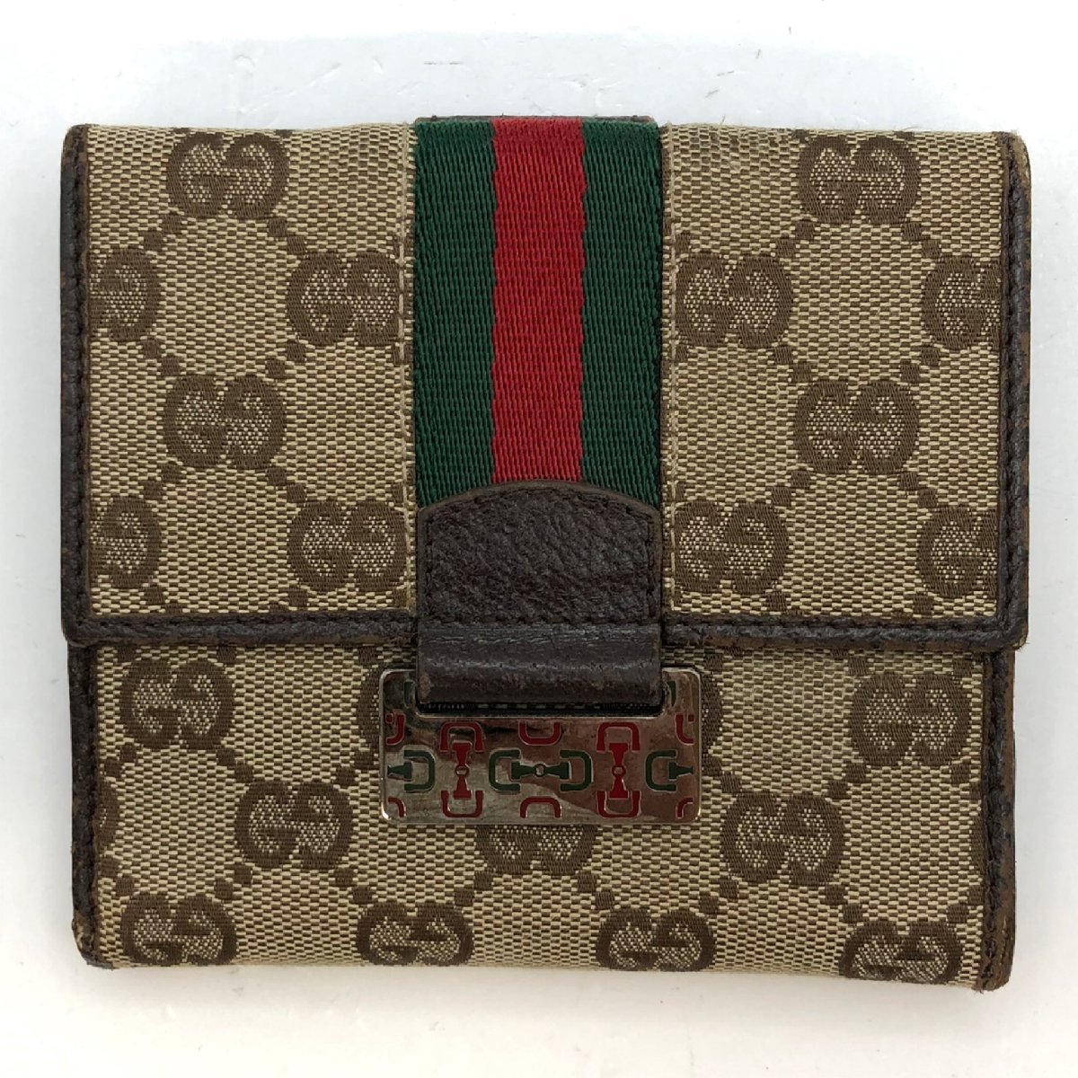 GUCCI/グッチ/ホースビット/二つ折り財布/財布/ウォレット/小銭入れ/札入れ/メンズ/レディース/H035_画像2