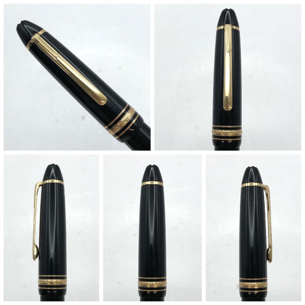 1円～/MONTBLANC/モンブラン/MEISTERSTUCK/マイスターシュテュック/ペン先/14K/インクセット/ケース付/万年筆/文房具/筆記用具/H039_画像4