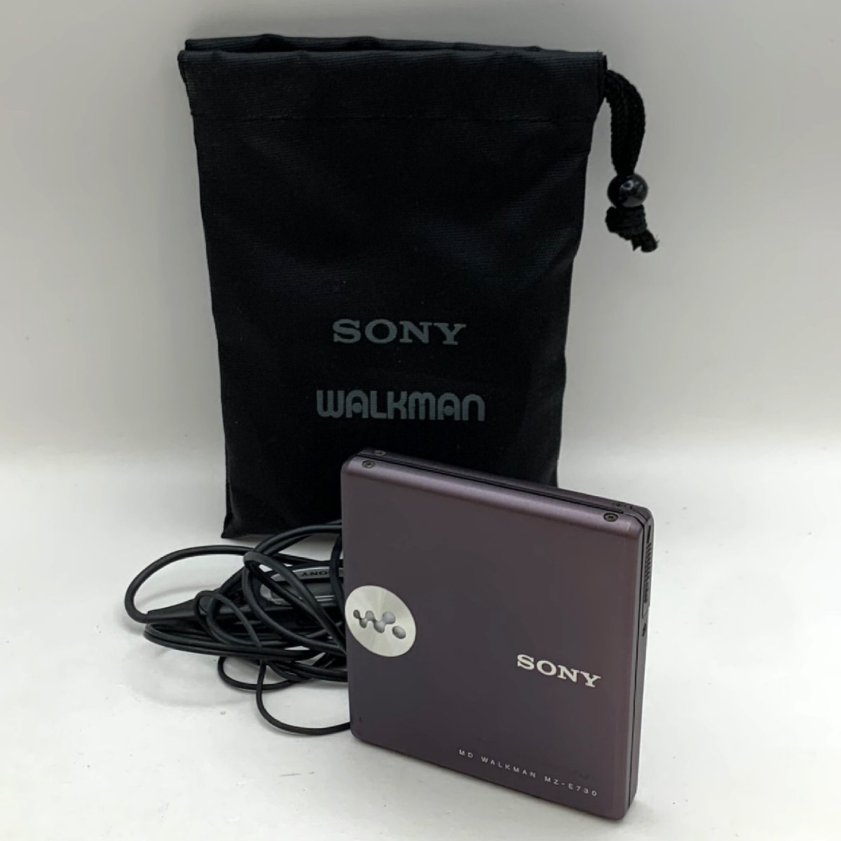 1円～/SONY/ソニー/MD/WALKMAN/ウォークマン/MZ-E730/付属品付/オーディオ/MDプレーヤー/ジャンク/I191_画像1