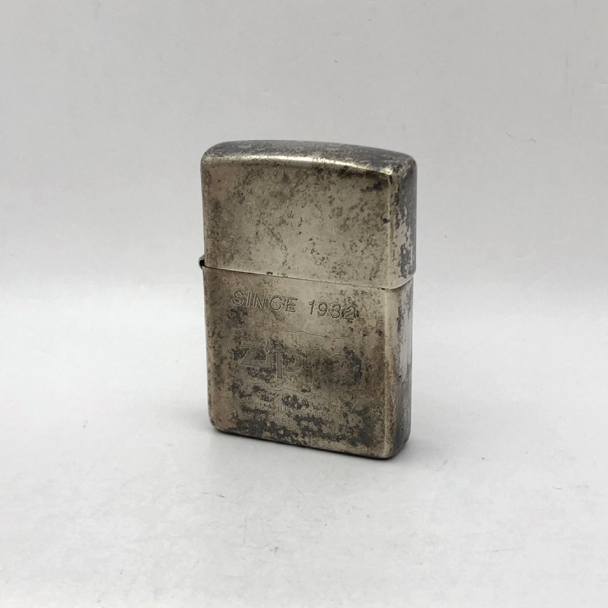 1円～/ZIPPO/ジッポー/STERLING/スターリング/SINCE 1932/1999/ライター/煙草/喫煙具/喫煙グッズ/コレクション/火花OK/ジャンク/T238_画像1