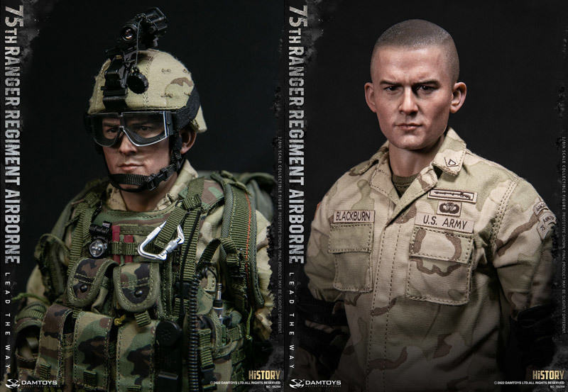 DAMTOYS 78094 America land army no. 75 Ranger ream . Airborne 1/6 scale figure 1/6 75th RANGER REGIMENT AIRBORNE