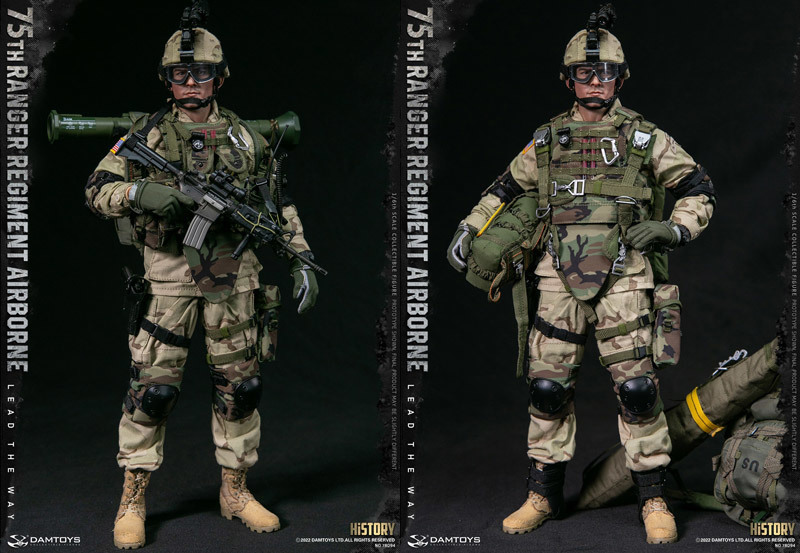 DAMTOYS 78094 America land army no. 75 Ranger ream . Airborne 1/6 scale figure 1/6 75th RANGER REGIMENT AIRBORNE