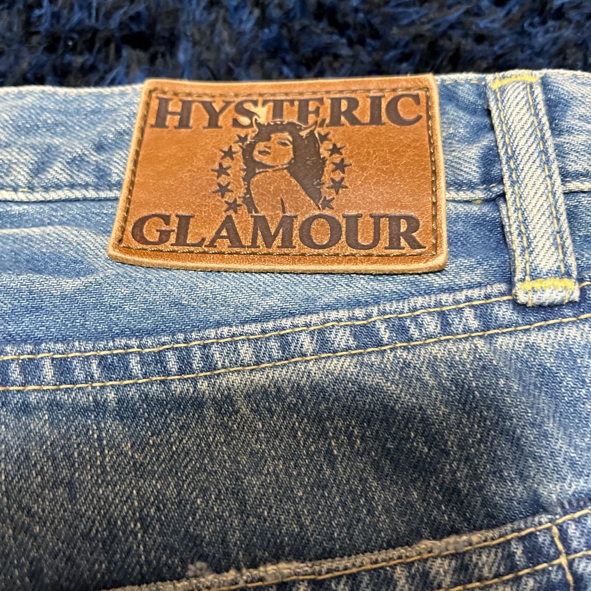 HYSTERIC GLAMOUR ヒステリックグラマー ダメージ加工 スタッズ デニム ジーンズ サイズ32_画像8