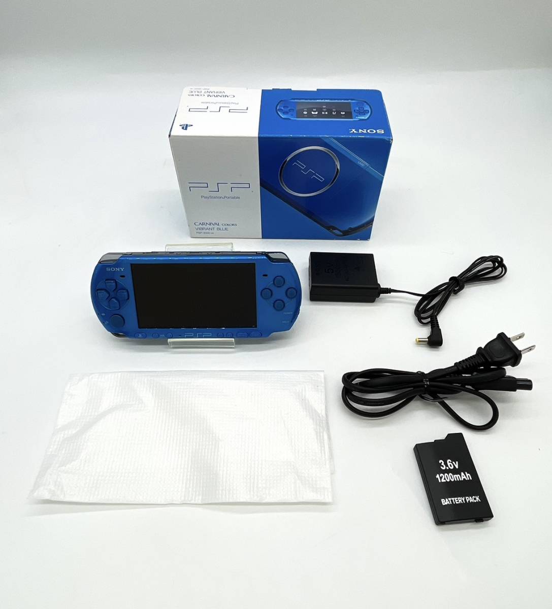 PSP「プレイステーション・ポータブル」 バイブラント・ブルー (PSP-3000VB)【極美品】