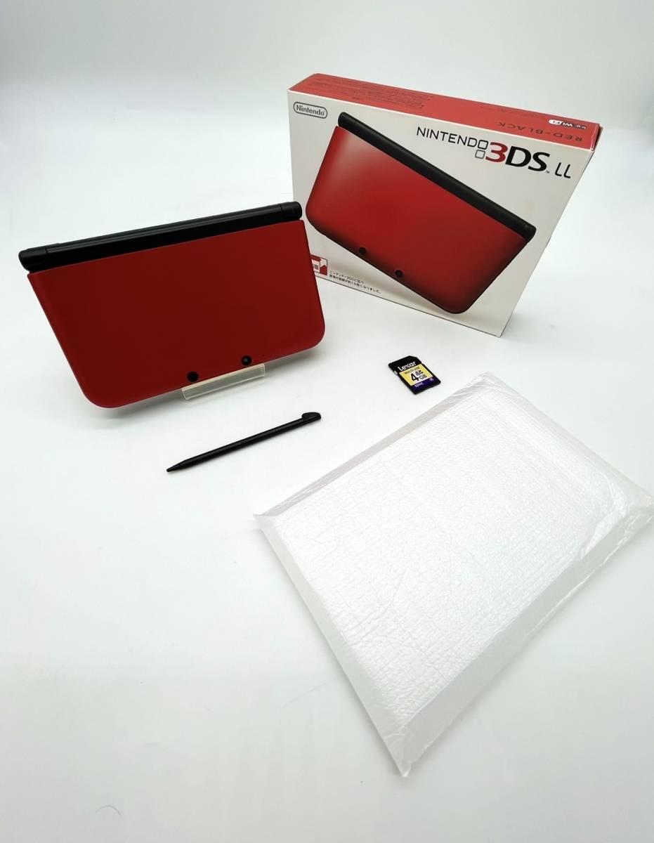 受注生産品】 任天堂 ニンテンドー3DS LL レッドXブラック 【メーカー