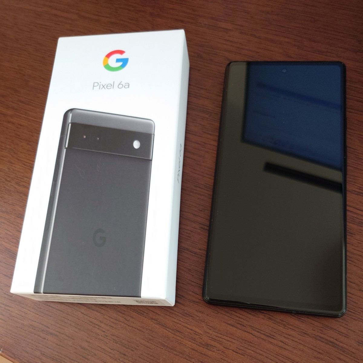 Google　pixel6a グーグル　ピクセル6a チャコール　黒　simフリー　１円スタート　一円_画像1