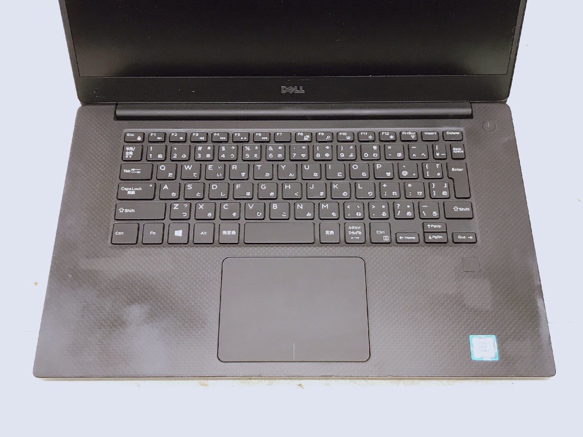 DELL XPS 15 9560 core i7-7700HQ 2.8GHz 8GB SSD256GB 15.6インチ ノートパソコン ACアダプター欠品 ジャンク扱い H12054_画像3