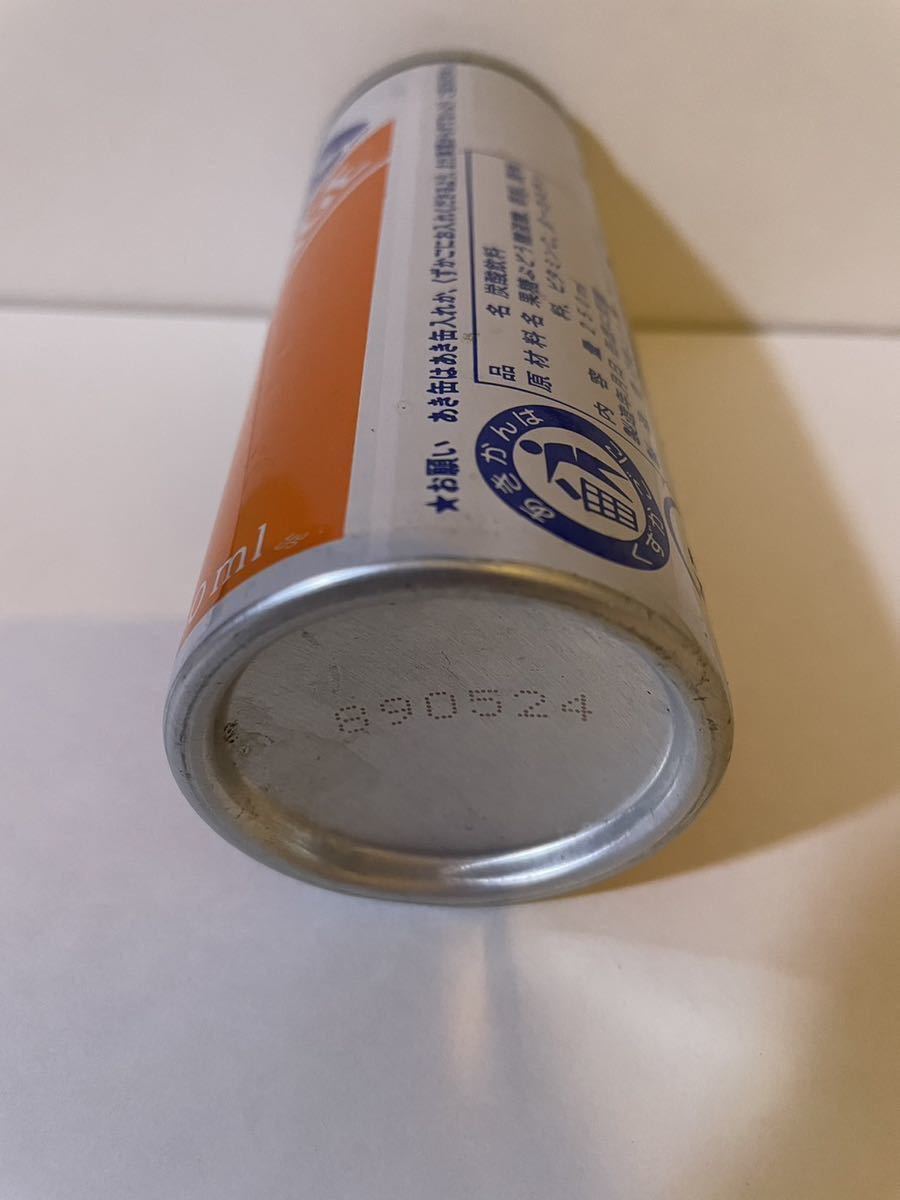 空缶 昭和レトロ ファンタ オレンジ 1989年製造 レトロ缶 当時物 空き缶 旧車_画像3