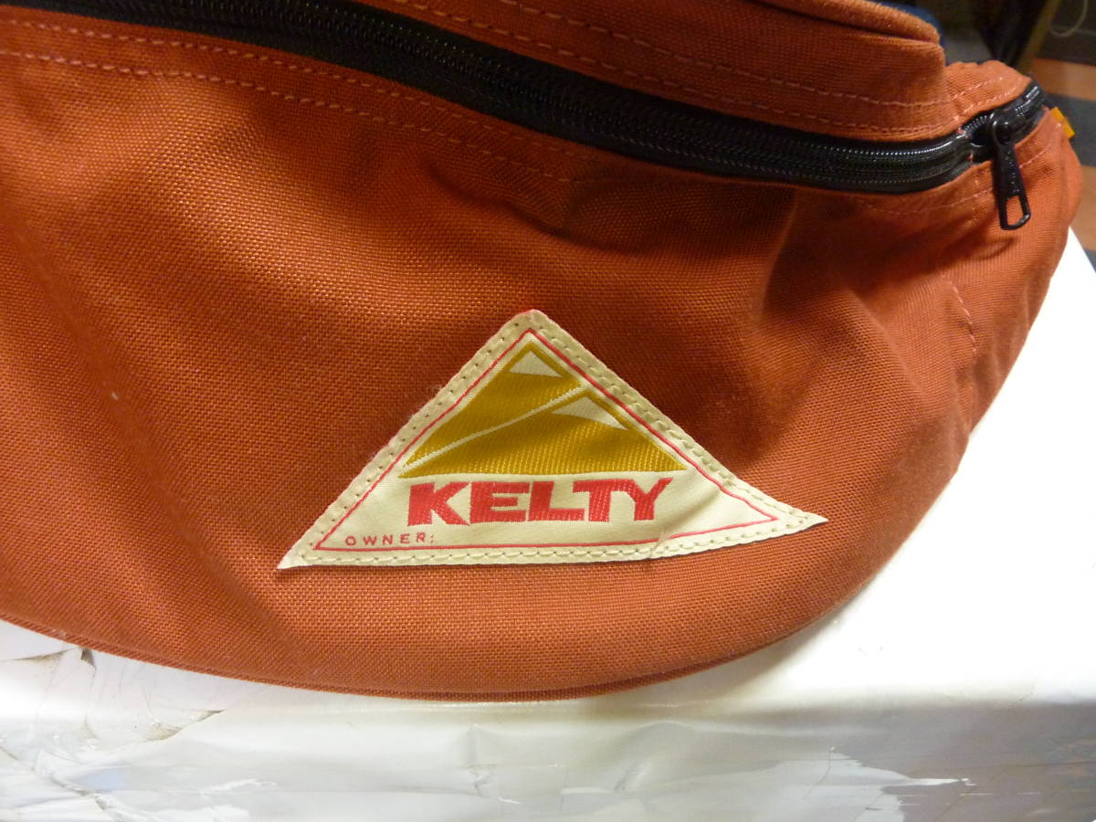 [ KELTY ケルティ ]ショルダーバッグ 本体横約28㎝ オレンジ色の強い茶色 送料無料_画像2